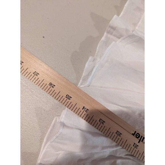 Sundance Women White Embroidered Cotton Blouse Size Medium - Picture 15 of 15